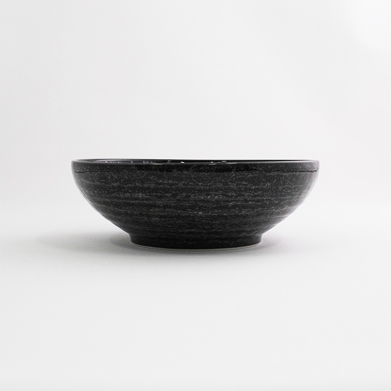 市蔵 黒メタ4.8寸ボウル 画像1