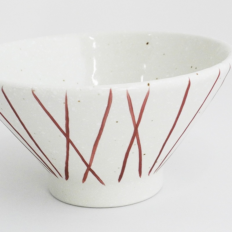 円 赤絵とくさ丼12cm 画像1