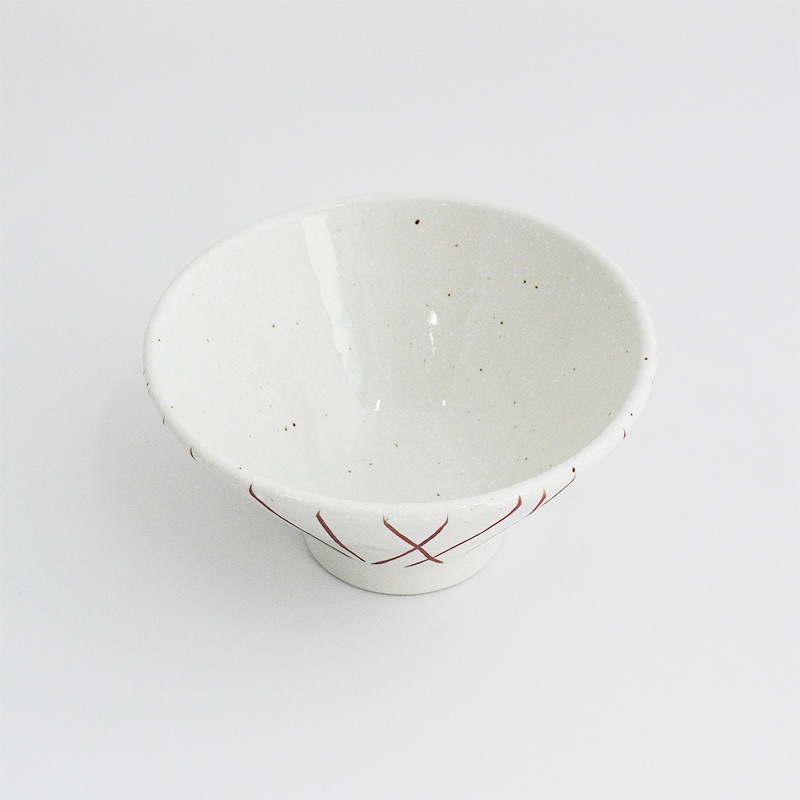 円 赤絵とくさ丼12cm 画像2