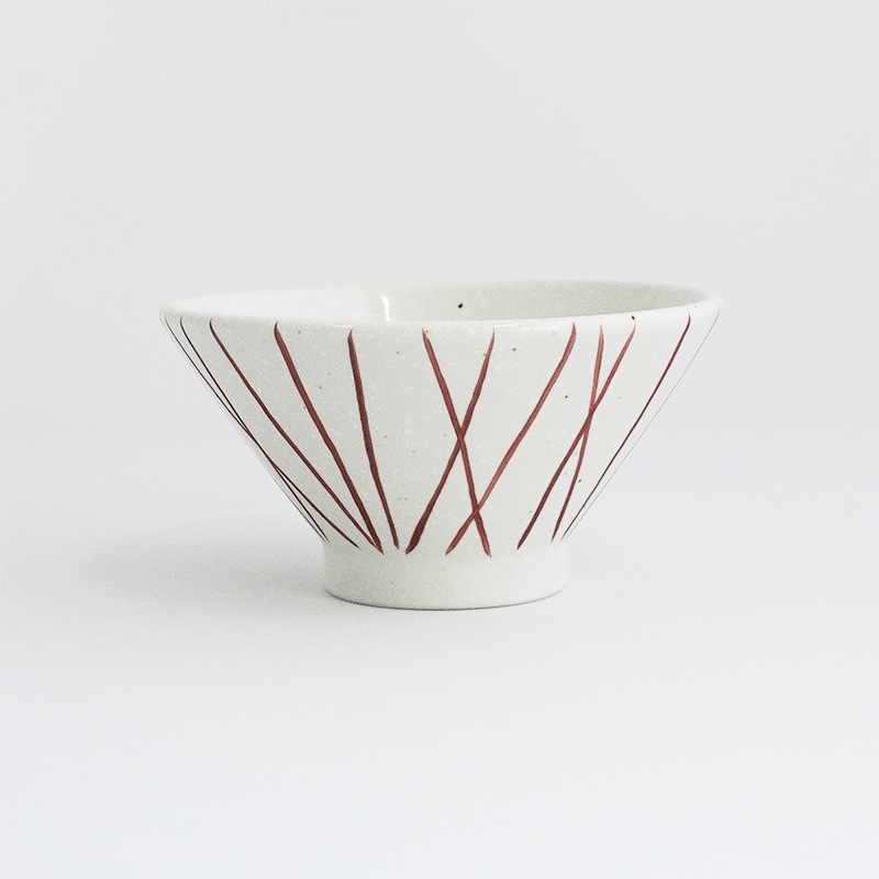 円 赤絵とくさ丼12cm 画像3