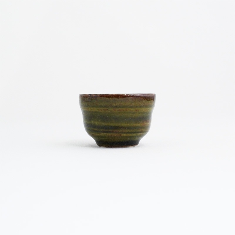 酒器コレクション 深緑ぐい呑 画像1