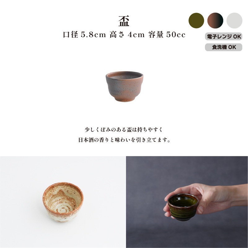 酒器コレクション 深緑ぐい呑 画像6