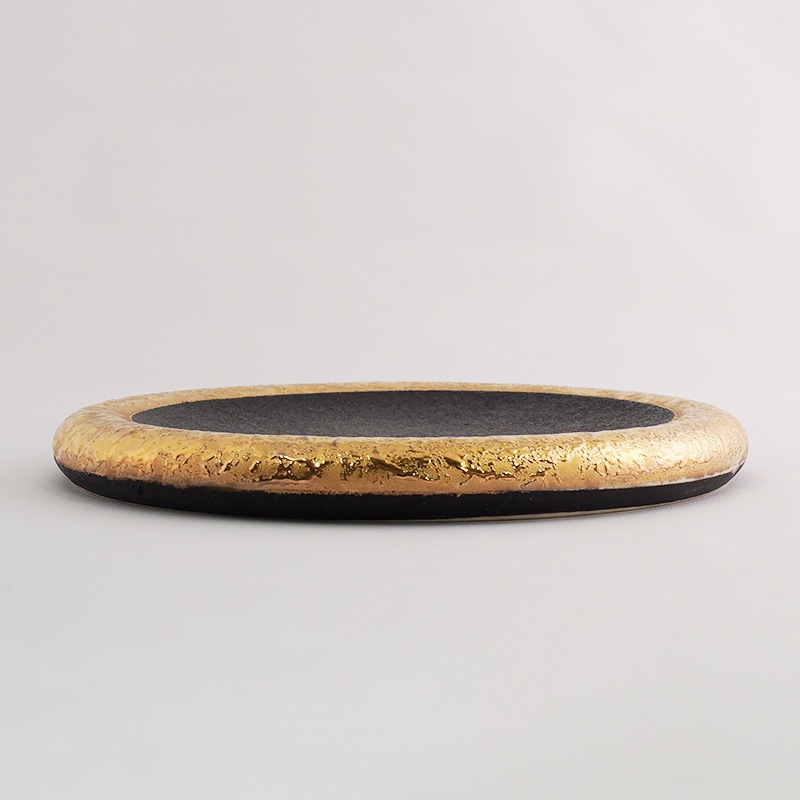 SATURN 厚口皿 小 金 画像6