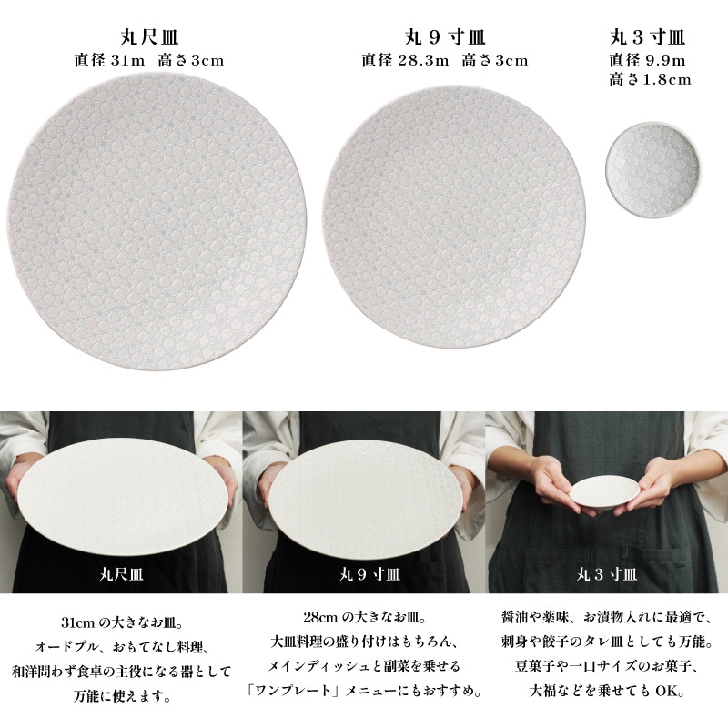 市蔵 白丸3寸皿 画像3