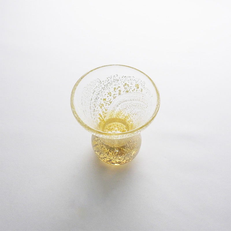 JUN 反りくびれぐい呑 金箔 画像2