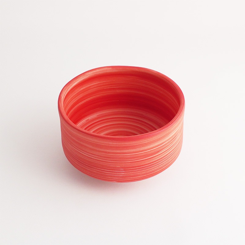 FUDE-MAKI 小抹茶碗 赤 画像2