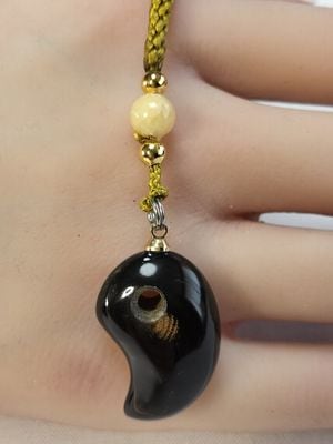 希少黒珊瑚の根付ストラップ【岡田黒珊瑚工房】 ｜鳥取の特産品お