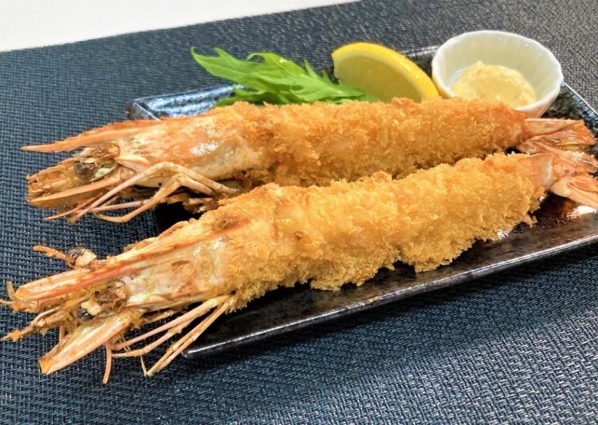 有頭エビフライ(80g×5尾)×2パック【キッチンしろうさぎ】 ｜鳥取の