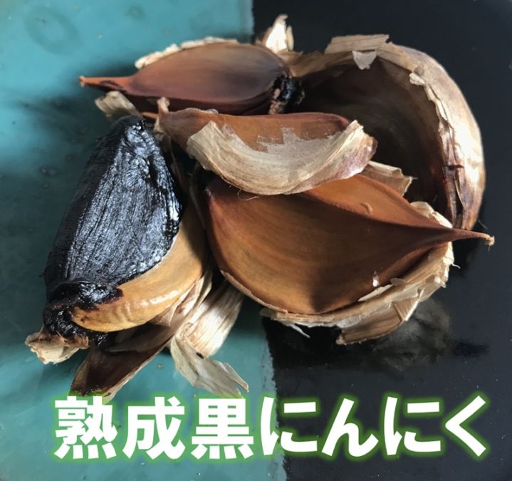 有機肥料で大切に育てた、無添加熟成の黒にんにく80g【いなば山彩の郷
