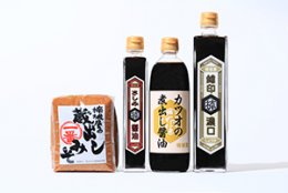 楠城屋商店 4種お醤油、お味噌 贈答セット【楠城屋】 ｜鳥取の特産品お