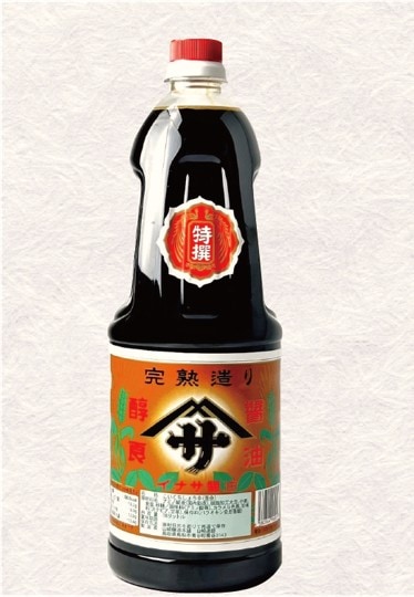 イナサ 特撰（こいくち）醤油 一升ペットボトル 6本入り 【山崎醸造