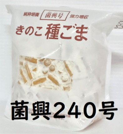 つきのこ様への専用確認 登録品種 菌興240号 駒菌（400駒）【きのこのお店 しいたけ本舗
