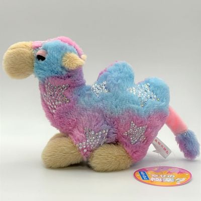 幸せの極楽ダ（らくだのぬいぐるみ）・小・ピンク／鳥取市ふるさと物産