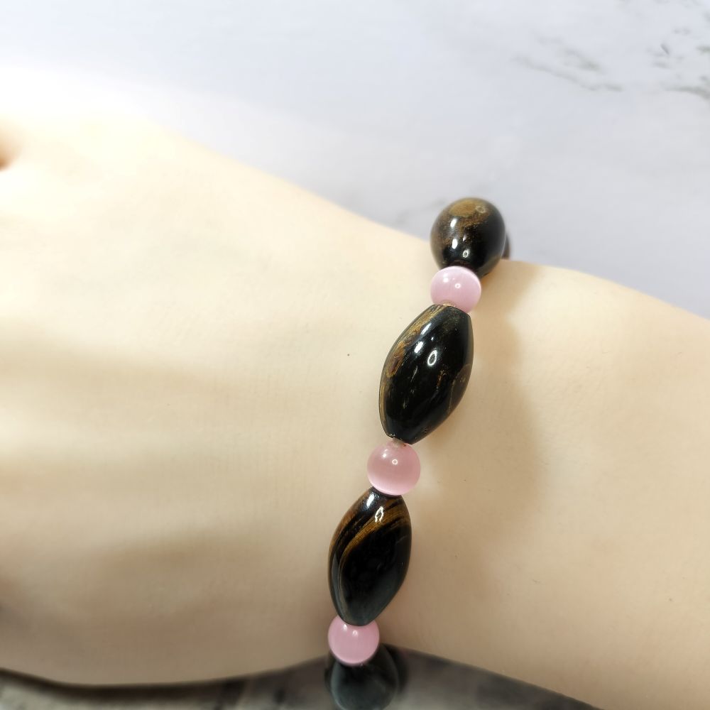 希少黒珊瑚の長玉ブレスレット【岡田黒珊瑚工房】 ｜鳥取の特産品お