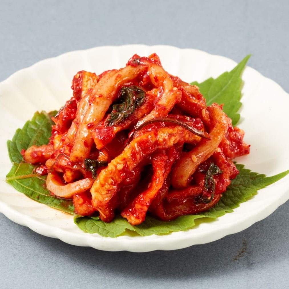 えごまの葉入りイカ割干大根キムチ 1000g | すべての商品 | 沈菜館