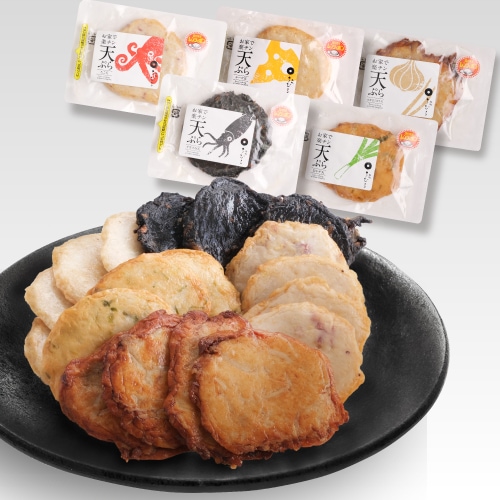 【ふじわら商品】2点まとめ買い 冷凍・レンジで楽チン〉天ぷらセット16枚入り | ギフト | ちくわとうふ