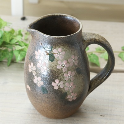 【益子焼】水差しピッチャー【さくら・単品1個】