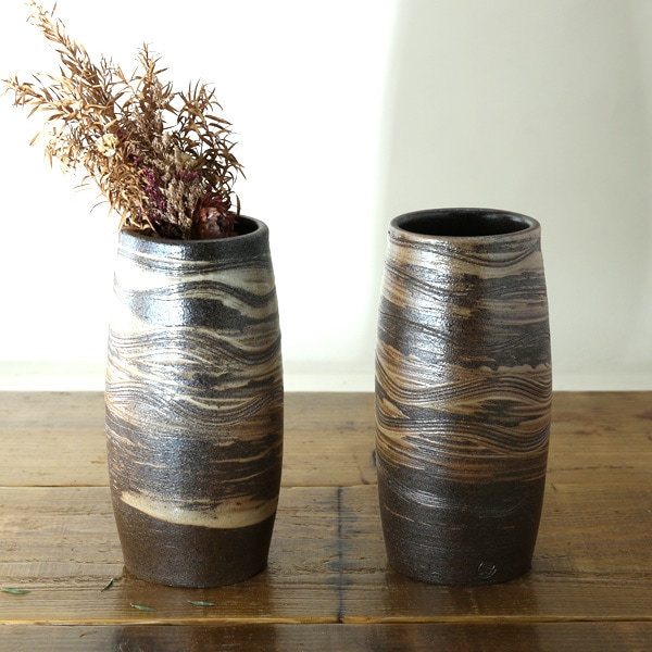 茶道具高田焼伝七窯青木修造茶入袱紗付共箱VR6603