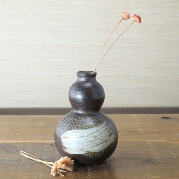 益子焼｜▽花瓶 花器 一輪挿し フラワーベース 壷（つぼ） | 益子焼