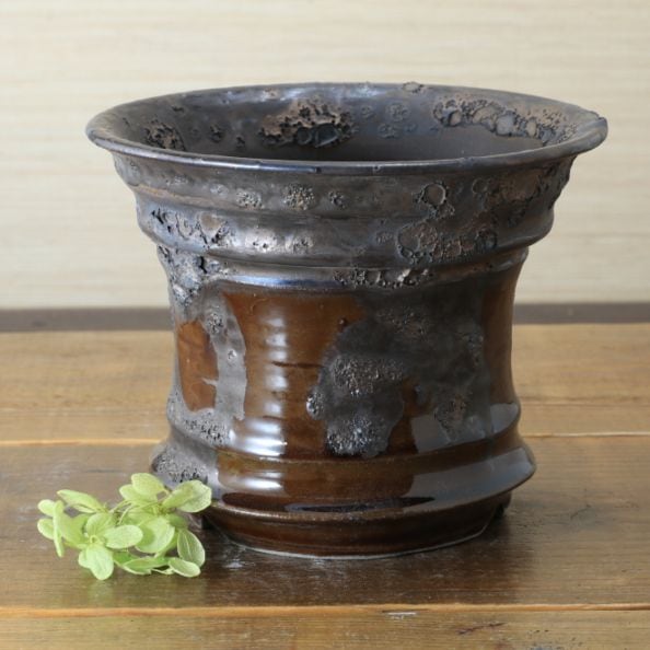 益子焼｜▽植木鉢 | 益子焼 通販【益子焼窯元よこやま】