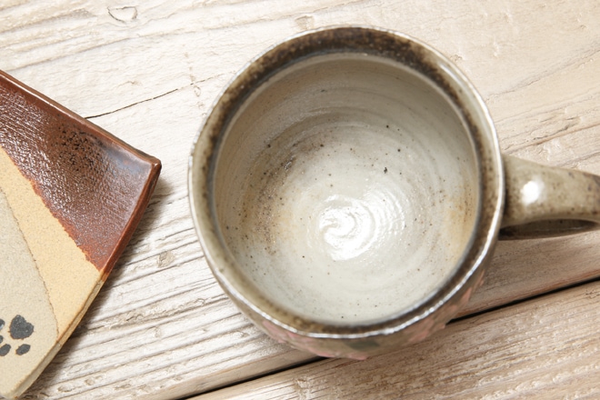 【益子焼】丸くふっくらマグカップ【単品1個】