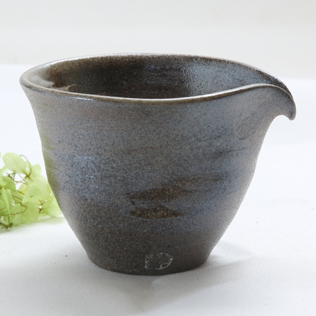 【益子焼】 酒器 酒器セット 片口酒入れ おちょこ お猪口 布目ぶどう 【片口酒入れ1個・ぐい呑2個のセット】