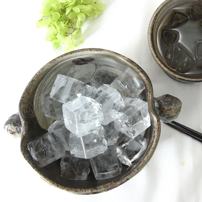 【益子焼】 氷入れ アイスペール 布目ぶどう 薪で叩いた持ち手 大きめサイズ 【単品1個】