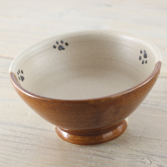 【益子焼】夫婦茶碗 夫婦ご飯茶碗 夫婦飯椀 肉球シリーズ