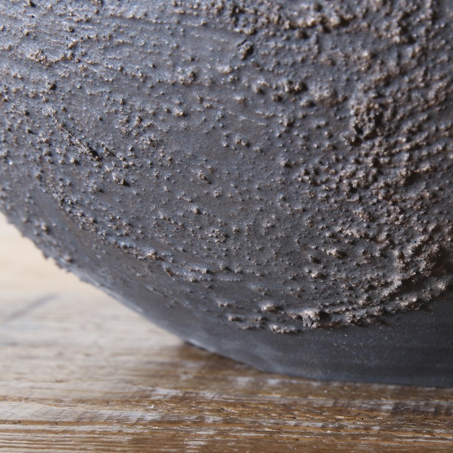 【益子焼】 7.8号鉢 植木鉢 陶器鉢 塊根植物 アガベ サボテン 【砂漠シリーズ】 浅め高さ約10cm 作家 陶芸家 横山雄一作 一点物