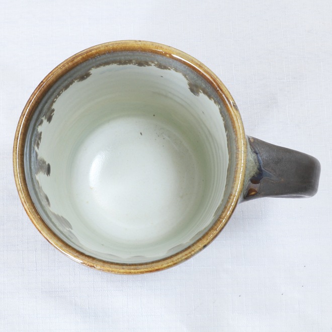 【益子焼】 おしゃれ ビールジョッキ 渋いブラック調 父の日 誕生日プレゼントに 単品1個