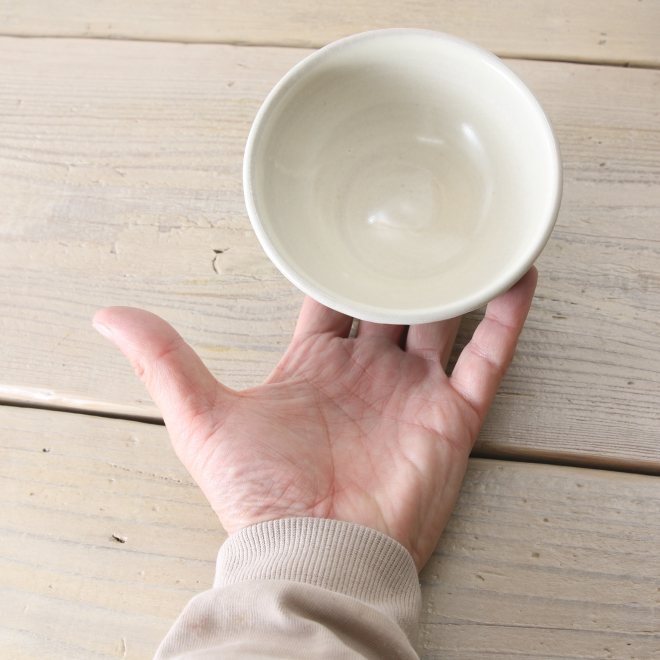 【益子焼】釉薬シリーズ 小さめ しのぎ ご飯茶碗【単品1個】