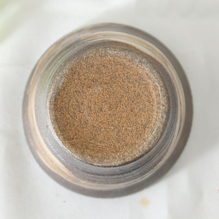 【益子焼】 小さめ タンブラー フリーカップ ビールカップ 渋い素朴さのある風合い 刷毛目 炭化焼シリーズ お手頃サイズ 単品1個