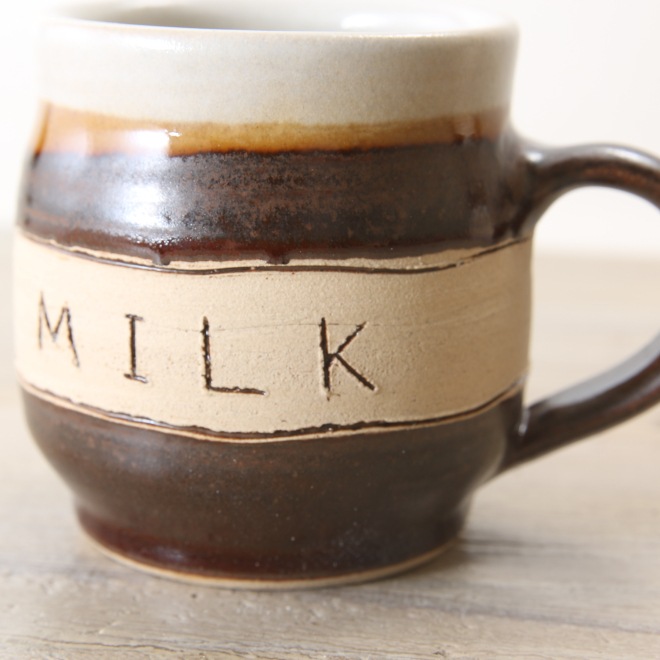 【益子焼】 おしゃれ マグカップ 釉薬シリーズ MILK 単品1個