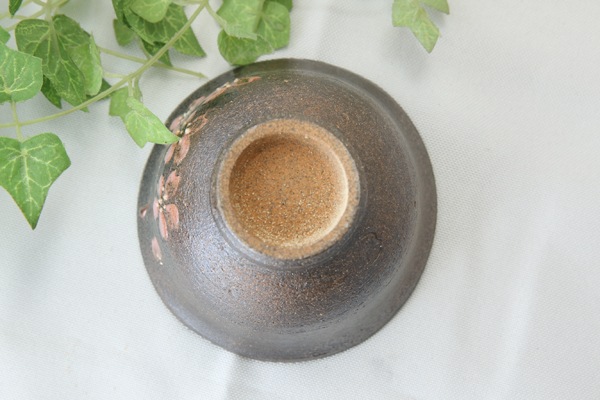 【益子焼】さくらの小さめ煎茶カップ【開いた形・単品1個】