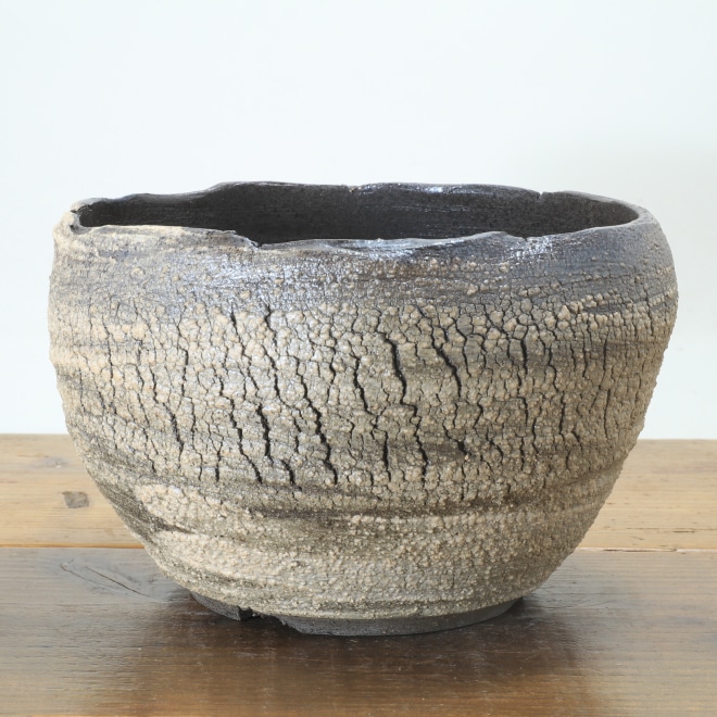 益子焼　鉢 益子焼｜【益子焼】 6.8号鉢 高さ約13.5cm 植木鉢 陶器鉢 塊根