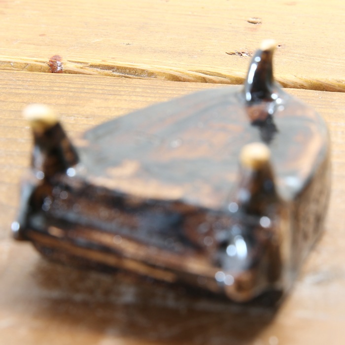 【益子焼】 グランドピアノ 小物入れ ジュエリーボックス おしゃれ 一点物 筆ブラック