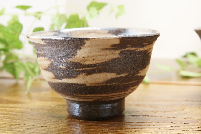 【益子焼】刷毛目煎茶カップ【単品１個】