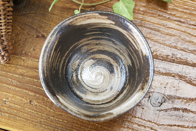 【益子焼】刷毛目煎茶カップ【単品１個】