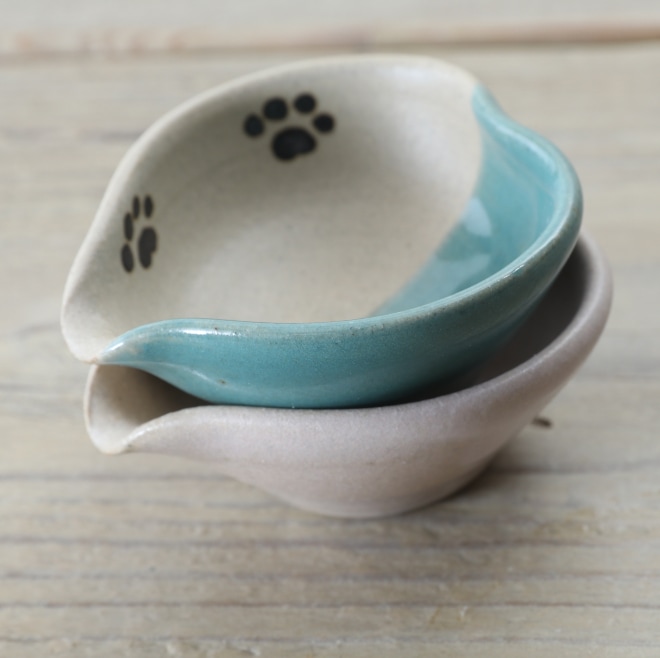 益子焼 小物入 益子焼｜【益子焼】ハート風の小さなドレッシング入れ 小さな豆