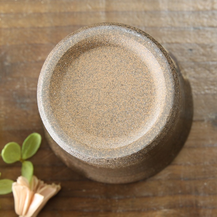 【益子焼】お茶でも何でも万能☆布目ぶどうのミニミニフリーカップ【単品１個】