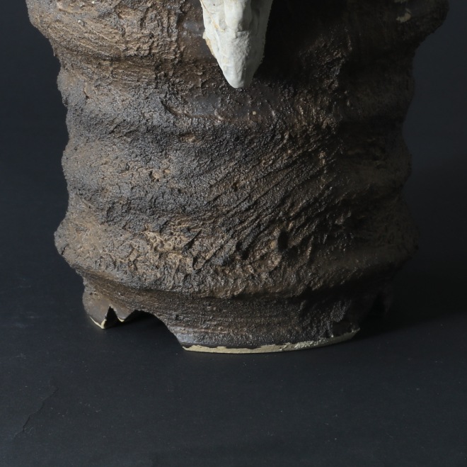 5.3号鉢 高さ約15cm 植木鉢 陶器鉢 塊根植物 アガベ サボテン コーデックス 【GOAT鉢シリーズ】 作家 陶芸家 横山貴史作 一点物