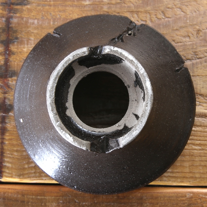 【益子焼】 3.3号鉢 植木鉢 陶器鉢 塊根植物 アガベ サボテン 【黒釉シリーズ】 高さ約7.5cm 作家 陶芸家 横山雄一作