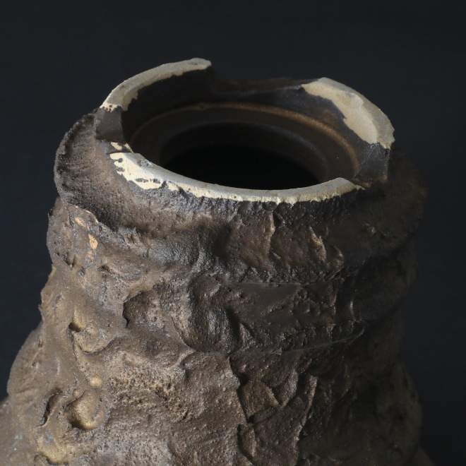 4.3号鉢 高さ約11.5cm 植木鉢 陶器鉢 塊根植物 アガベ サボテン コーデックス 【GOAT鉢シリーズ】 作家 陶芸家 横山貴史作 一点物