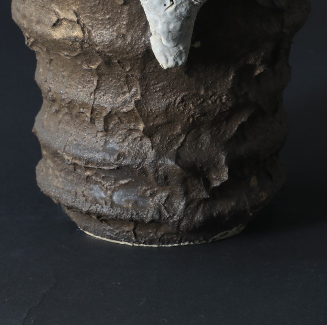 4.3号鉢 高さ約11.5cm 植木鉢 陶器鉢 塊根植物 アガベ サボテン コーデックス 【GOAT鉢シリーズ】 作家 陶芸家 横山貴史作 一点物