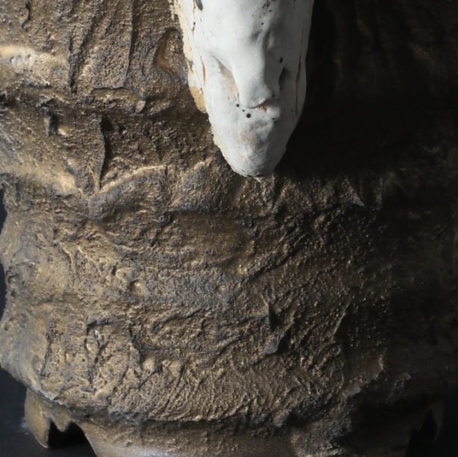 4.3号鉢 高さ約11.5cm 植木鉢 陶器鉢 塊根植物 アガベ サボテン コーデックス 【GOAT鉢シリーズ】 作家 陶芸家 横山貴史作 一点物