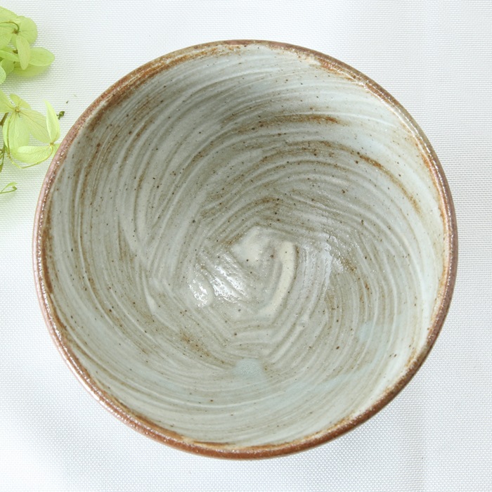 【益子焼】　夫婦茶碗 夫婦ご飯茶碗　小花模様 益子焼陶芸家 木村世傑作