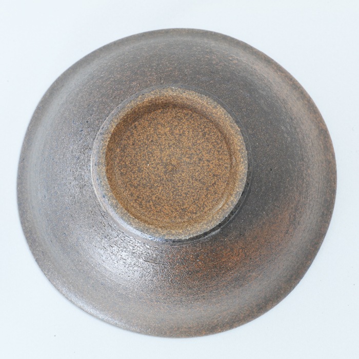 【益子焼】炭化焼き無地のお茶漬け茶碗【単品１個】