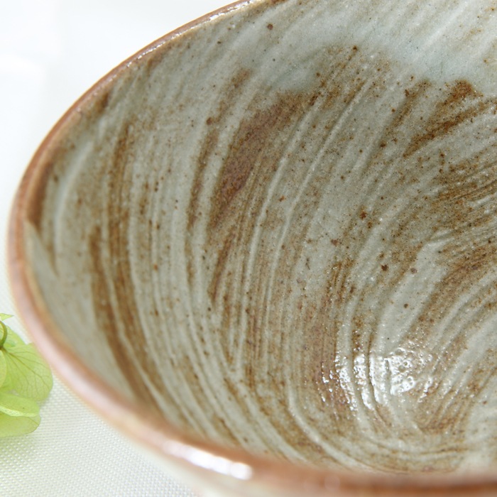 【益子焼】　【ギフトセット】  益子焼陶芸家 木村世傑作 小花模様 夫婦茶碗  夫婦箸 合計4点セット