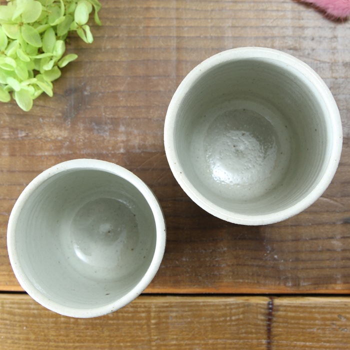 【益子焼】 夫婦湯呑 夫婦湯飲 癒やし猫の模様 益子焼陶芸家 木村世傑作