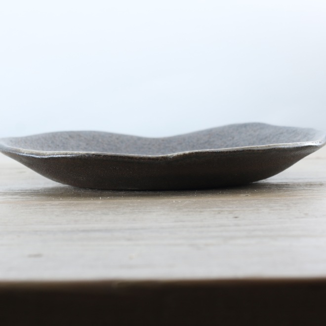 【益子焼】 コーヒーカップ＆ソーサー 珈琲カップ おしゃれ 陶器 布目ぶどう模様 【サイズ大・単品１客】